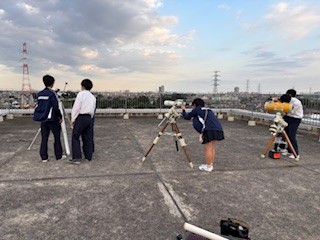 屋上での観望会4
