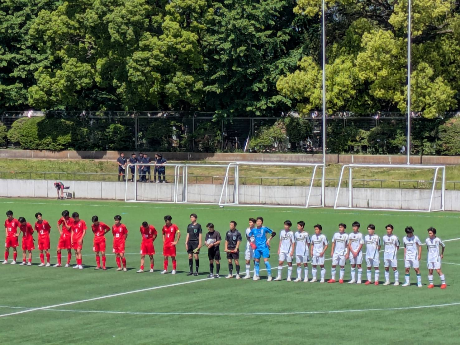 試合開始前