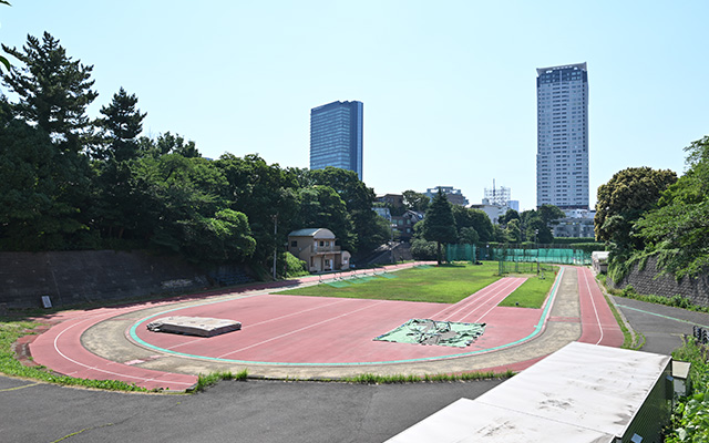 陸上グラウンドの写真