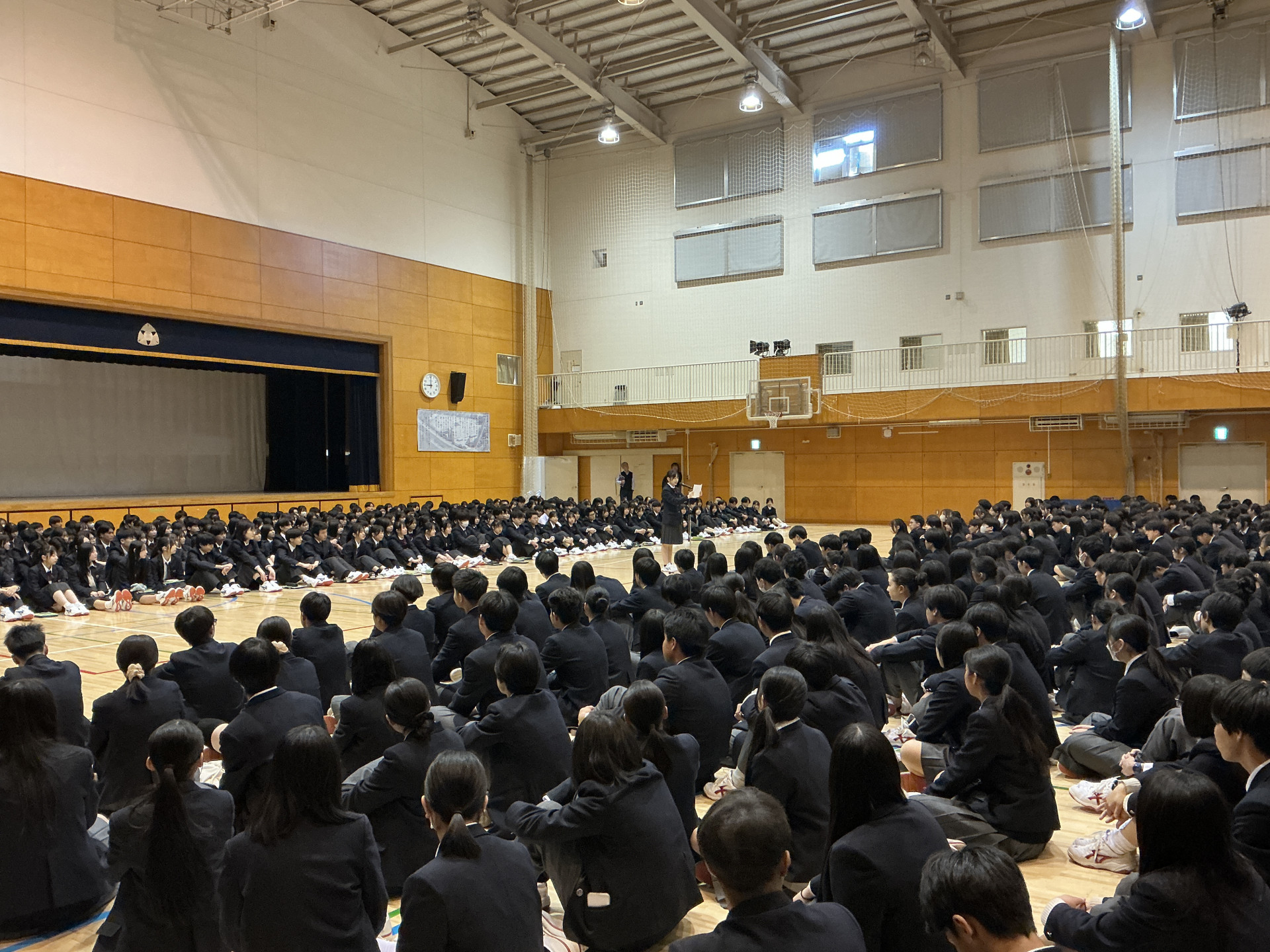 新入生代表挨拶