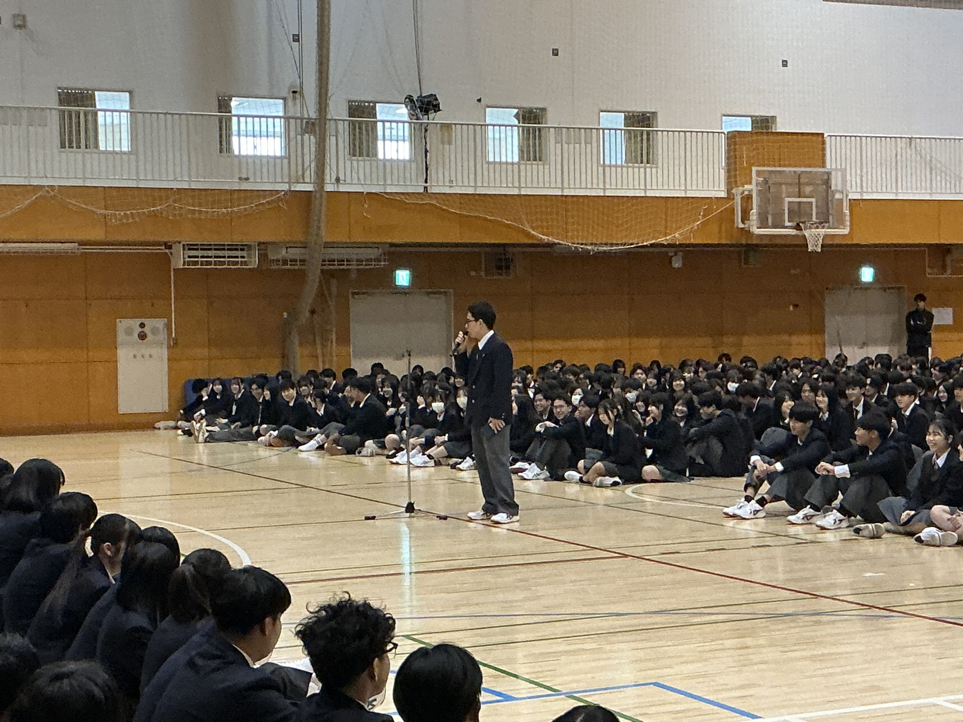 生徒会長歓迎の言葉