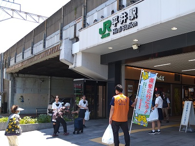 都知事選挙の街頭啓発活動