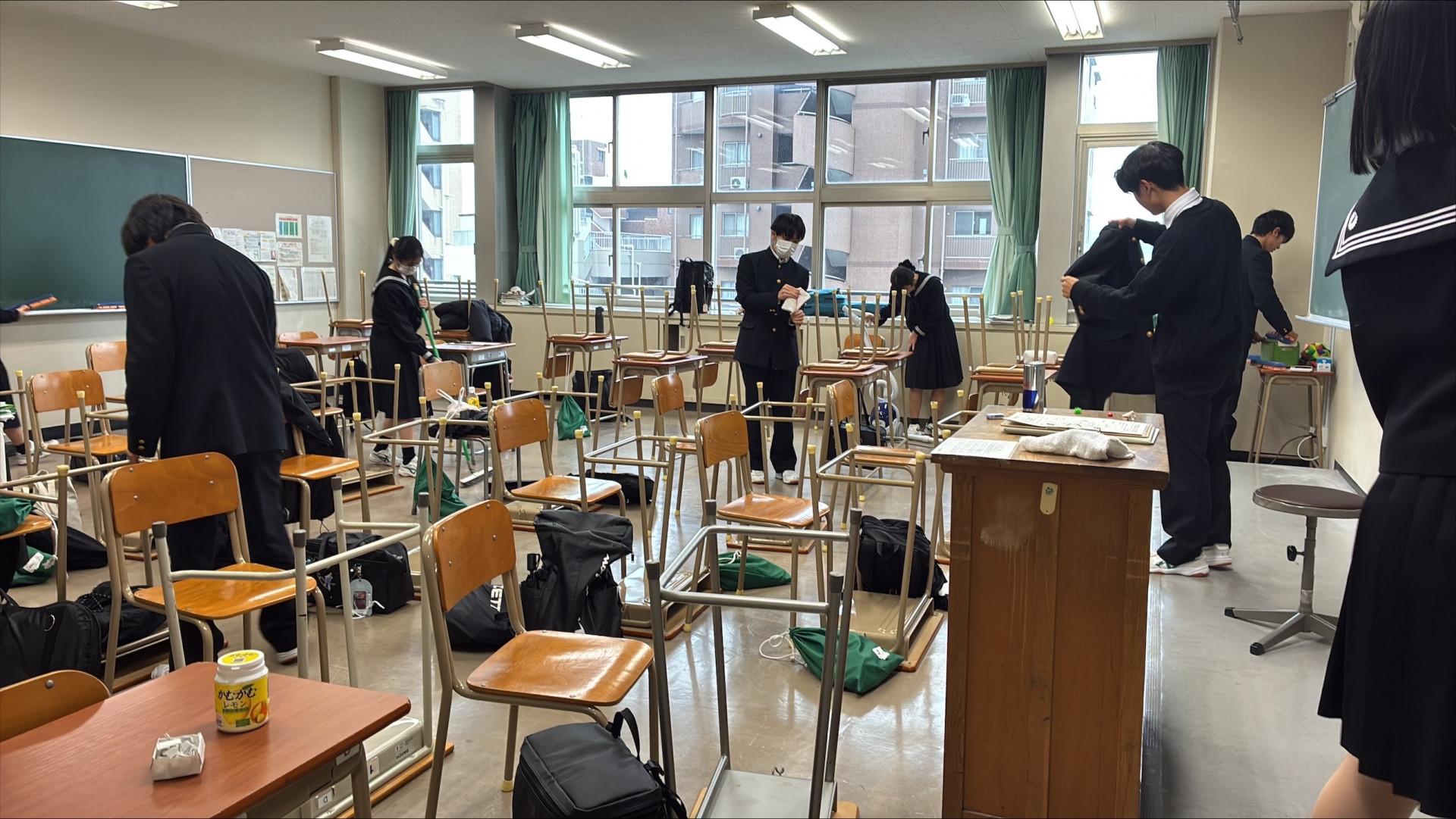 教室大掃除
