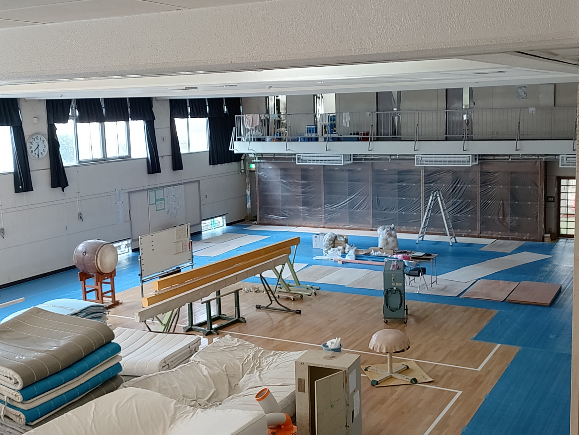 エアコン工事中