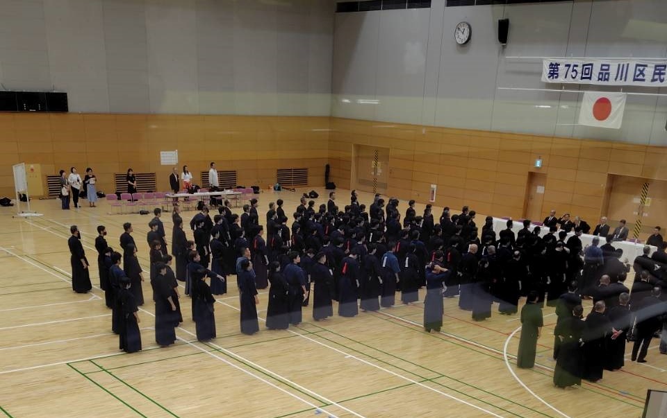 品川区民大会の開会式