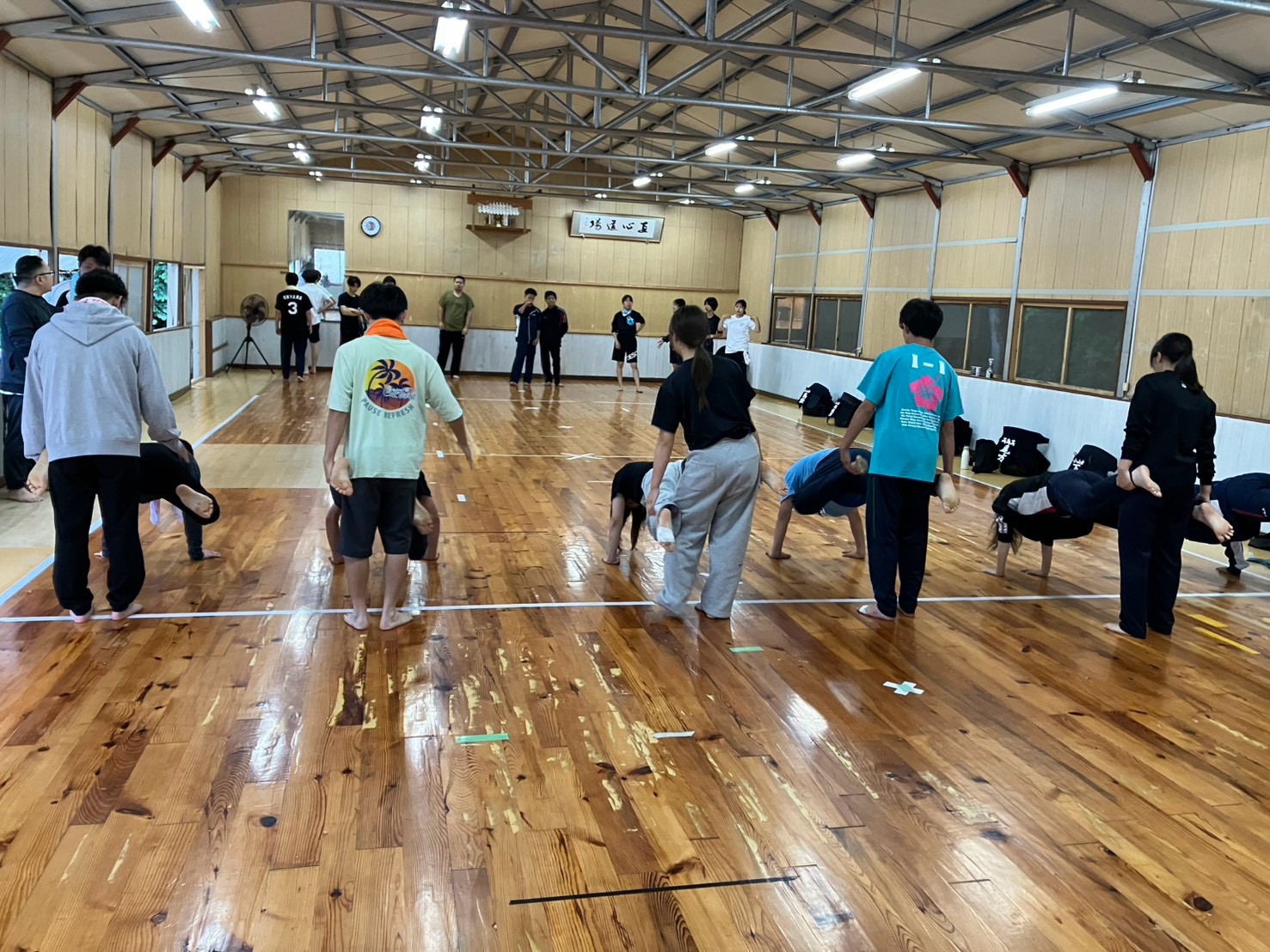 朝のトレーニング１