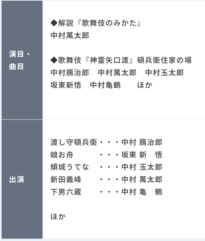 歌舞伎教室２