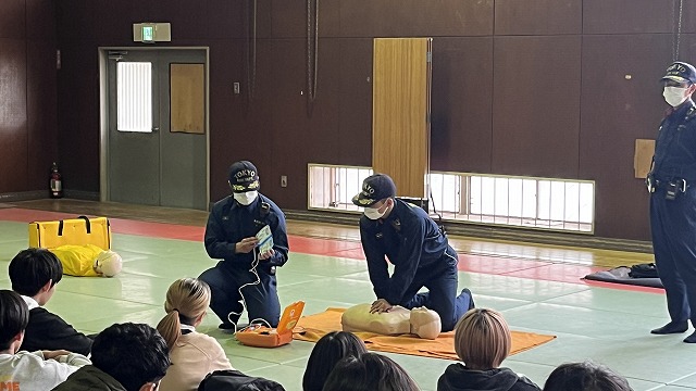 避難所設営訓練