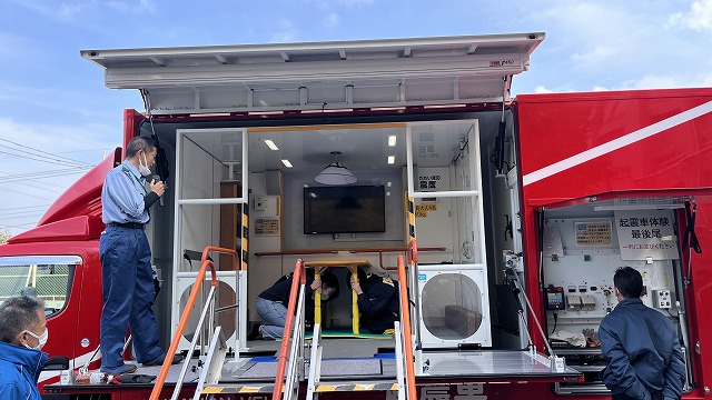 避難所設営訓練