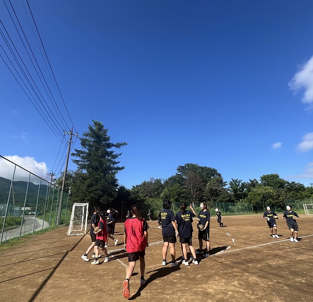 女子ハンドボール合宿