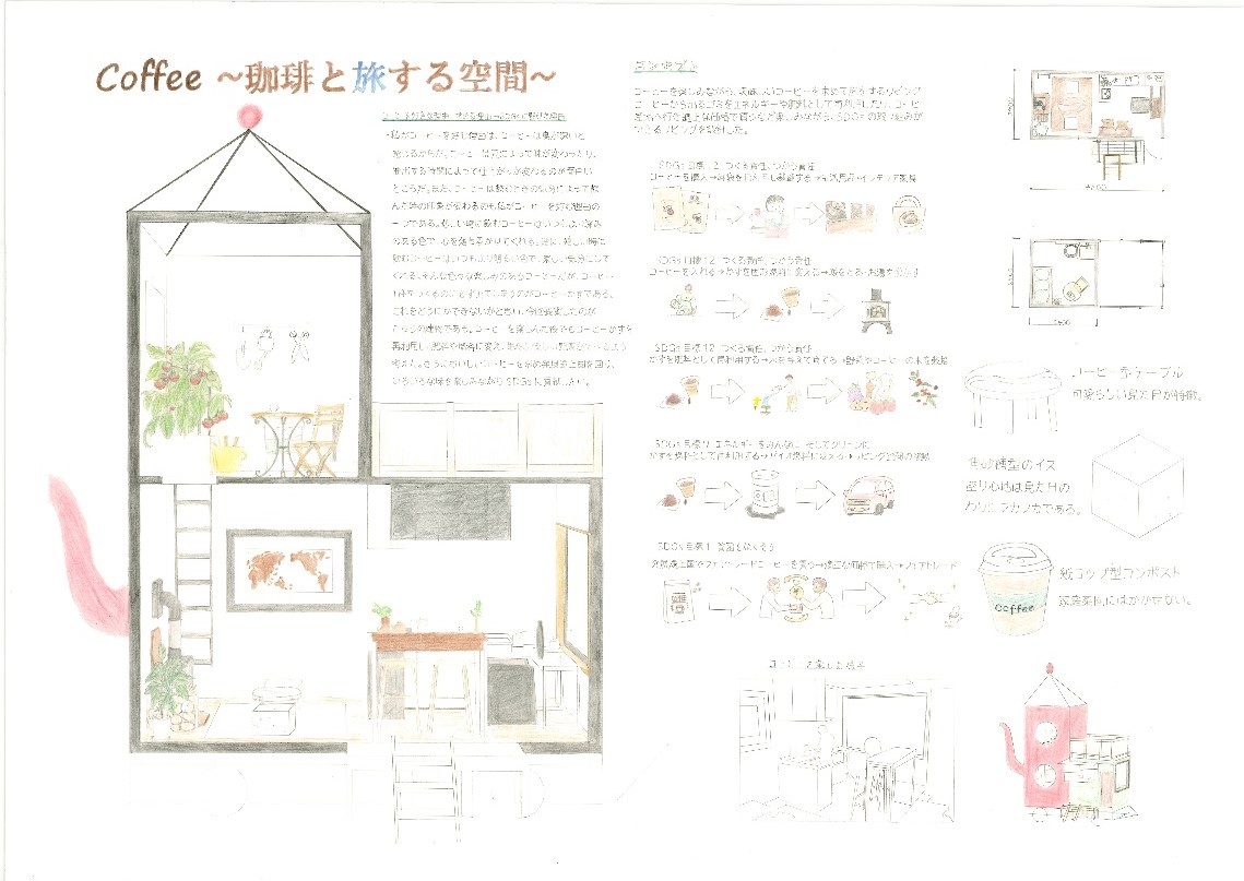 『令和6 年度 住まいのインテリアコーディネーションコンテスト 高校生部門』優秀賞受賞 | 東京都立蔵前工科高等学校 | 東京都立学校