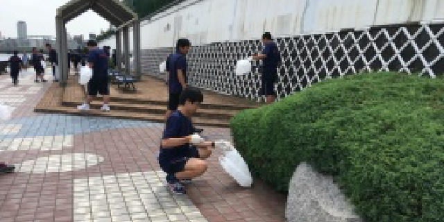 ボランティア活動の写真