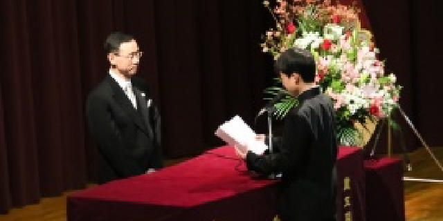 入学式の写真