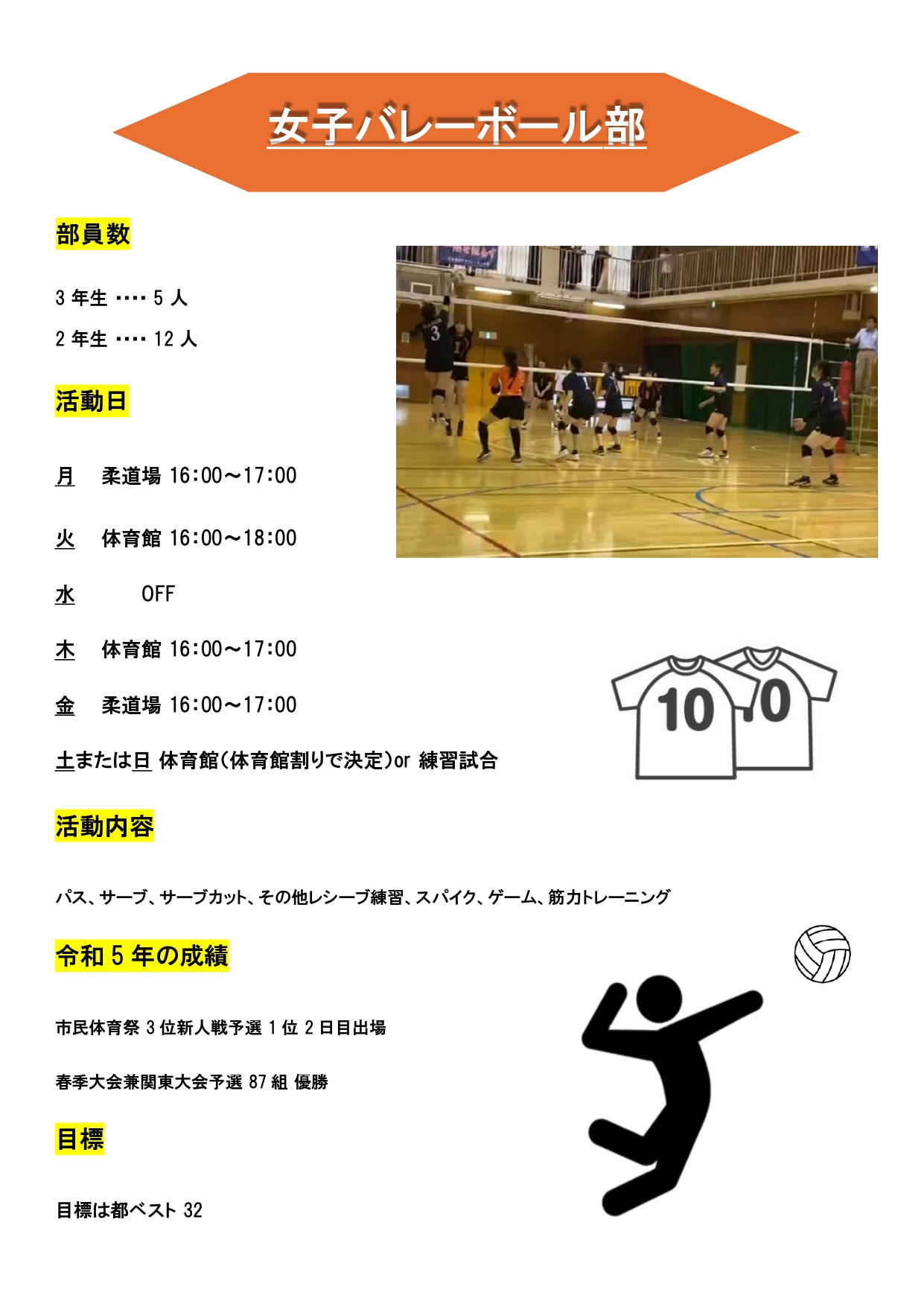 2024女子バレーボール部