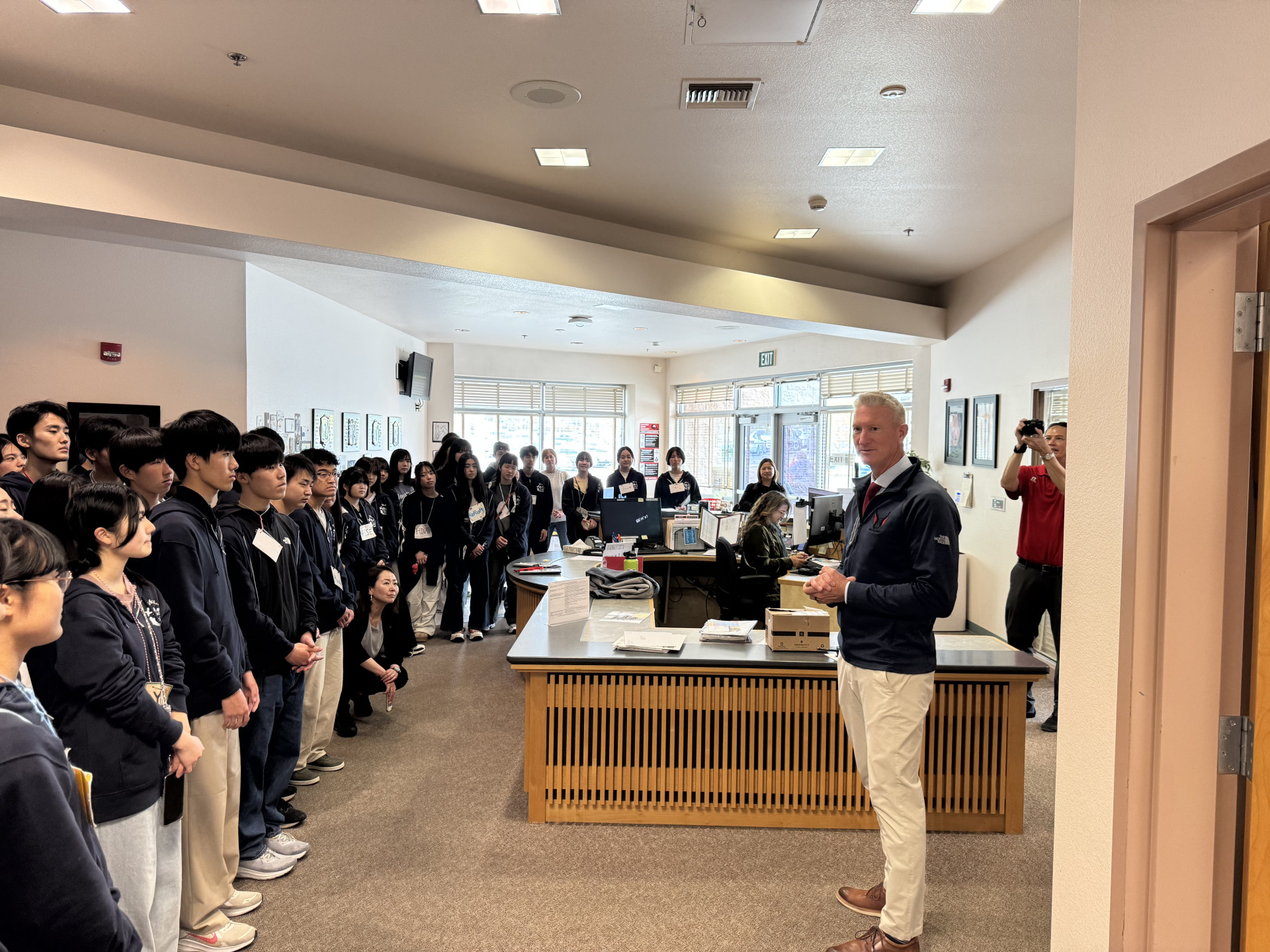 27日CCA校長と面会