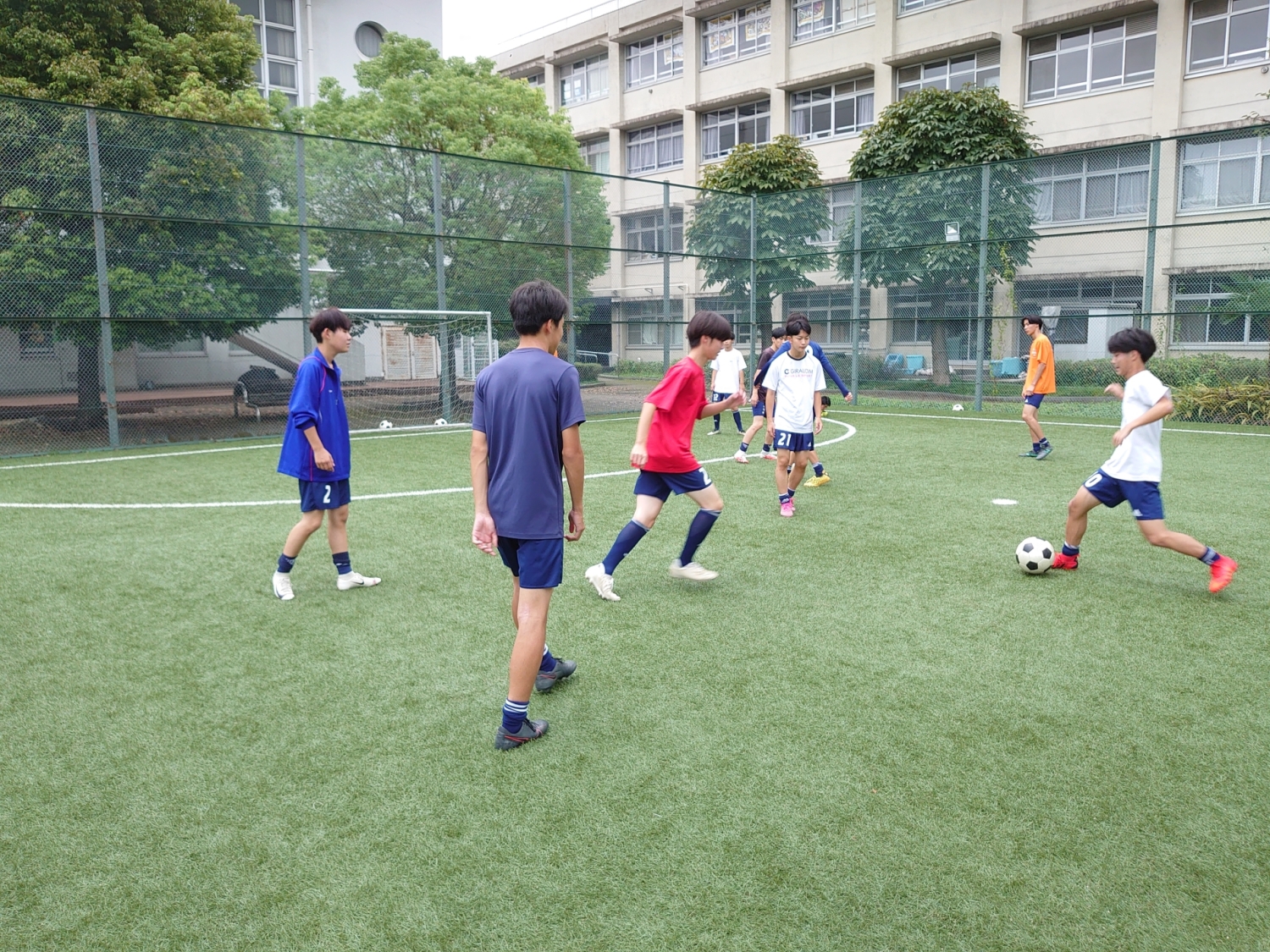 サッカー部 男子 東京都立町田総合高等学校