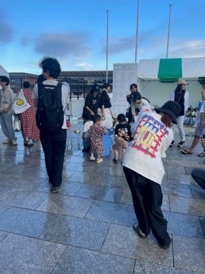 世田谷祭りボランティア活動の写真