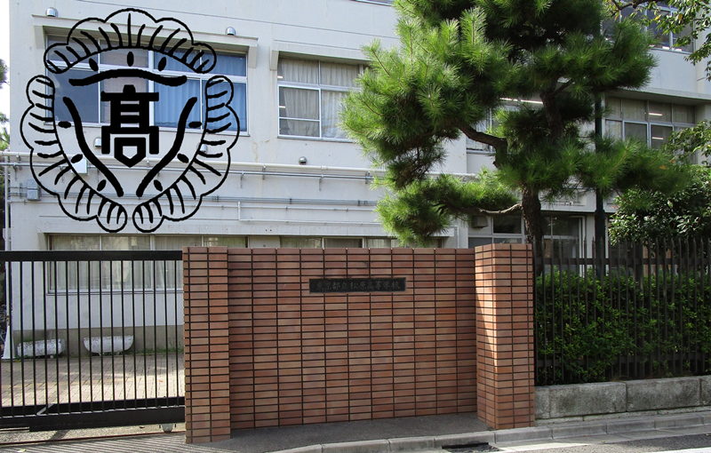 校章付き校門800x510