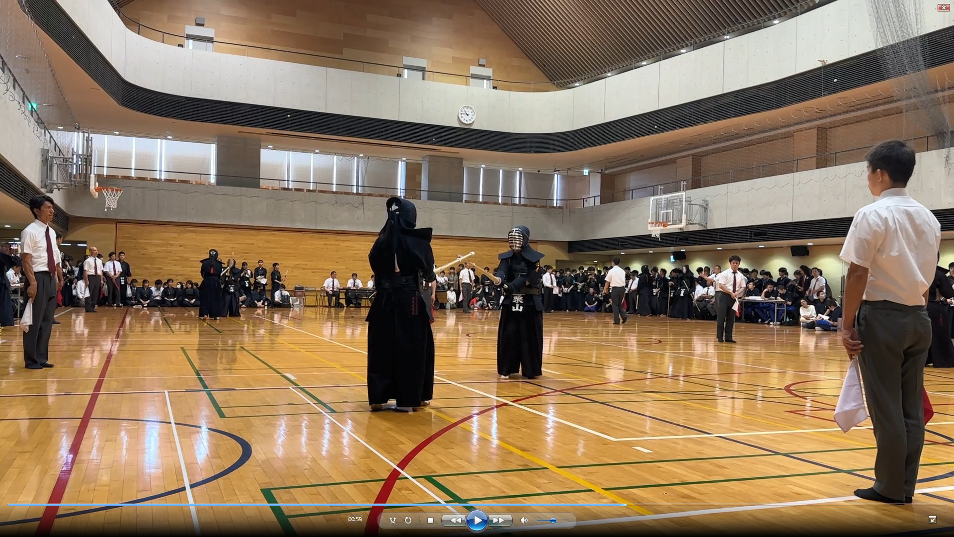 栗山1回戦