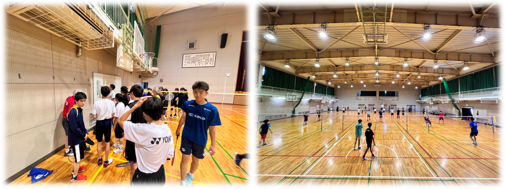 バドミントン部南大沢学園合同練習02