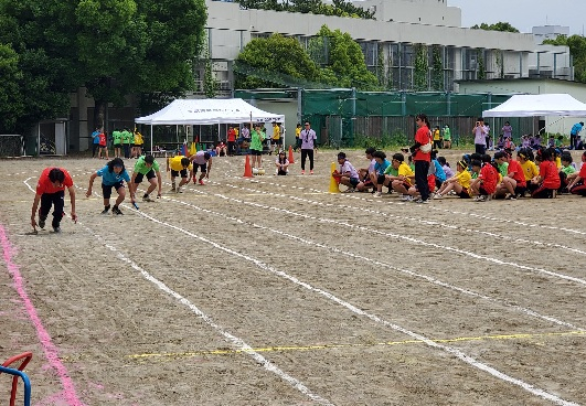 2年全員リレースタート