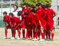 サッカー試合前