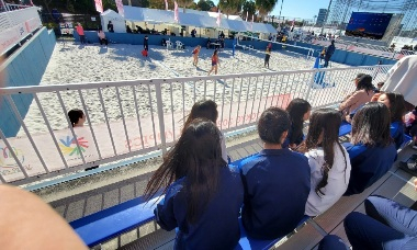 デフリンピックスタンド横から