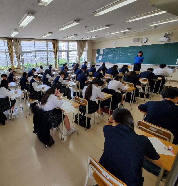 中間考査１日目教室