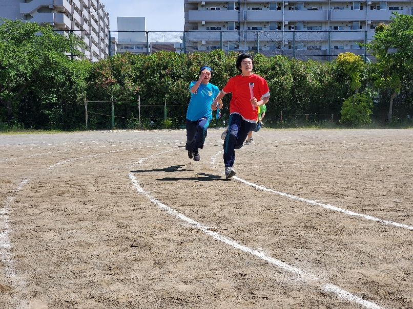 予行1年リレーコーナー