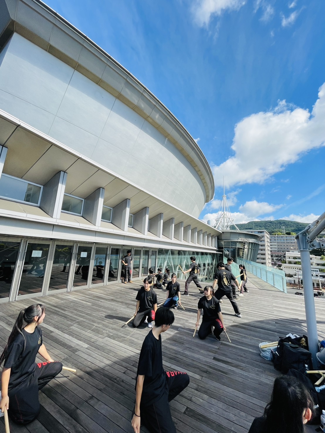 和太鼓１準備中