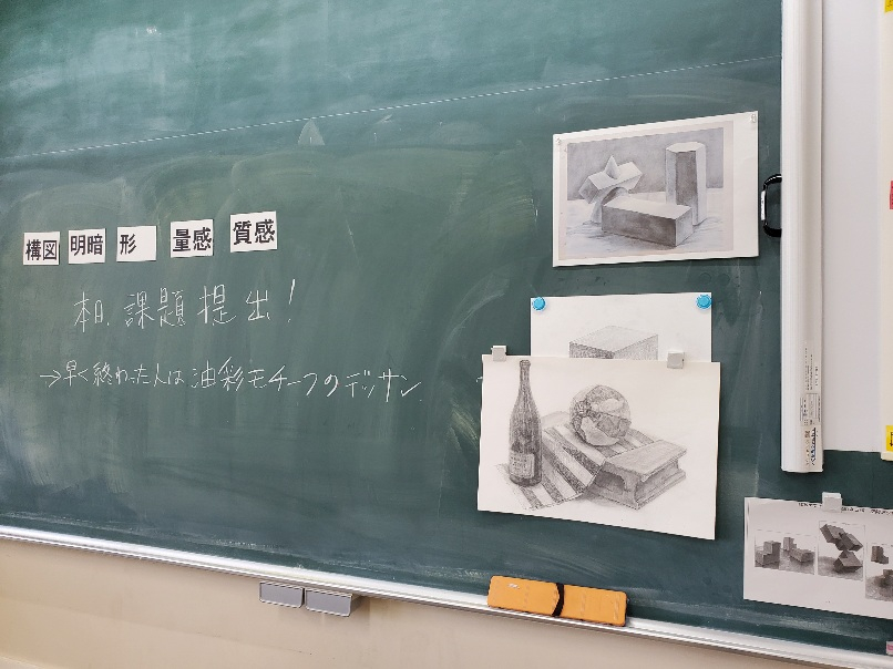 絵画デッサンA黒板