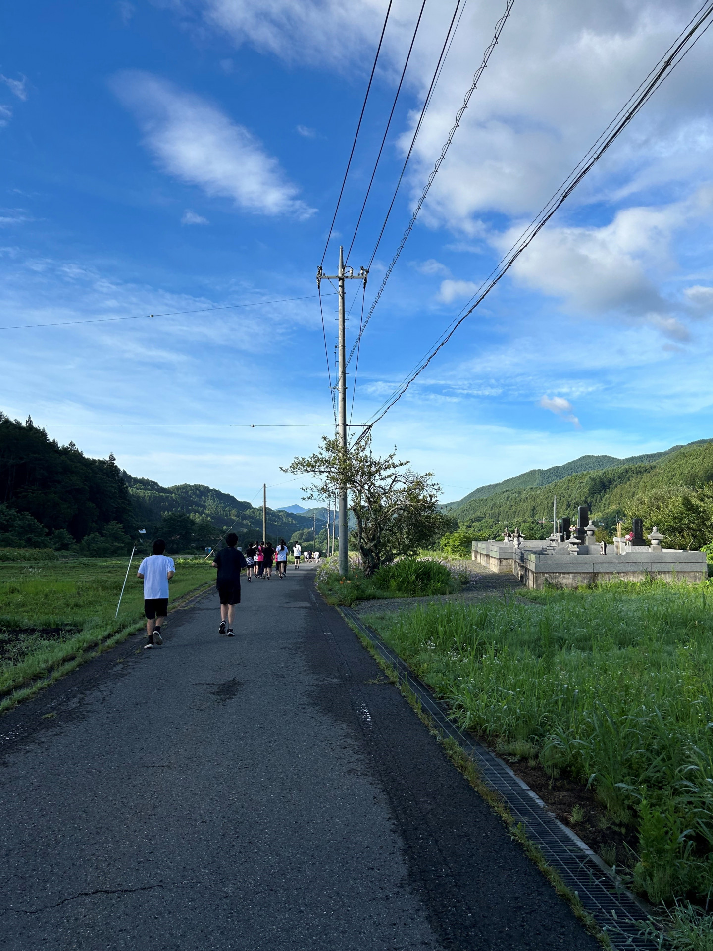 バドミントン部夏季合宿朝練