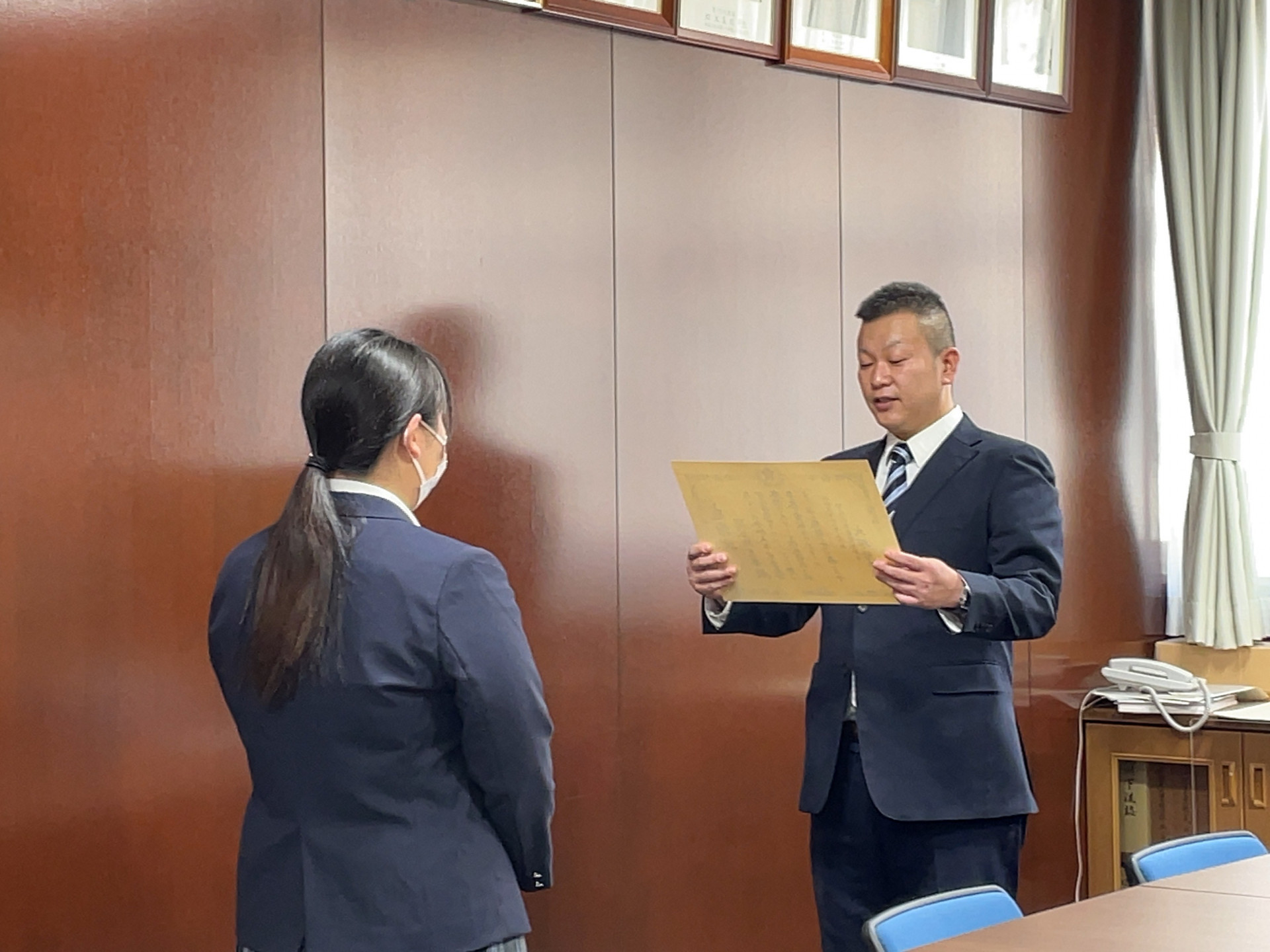 警視庁感謝状授与１