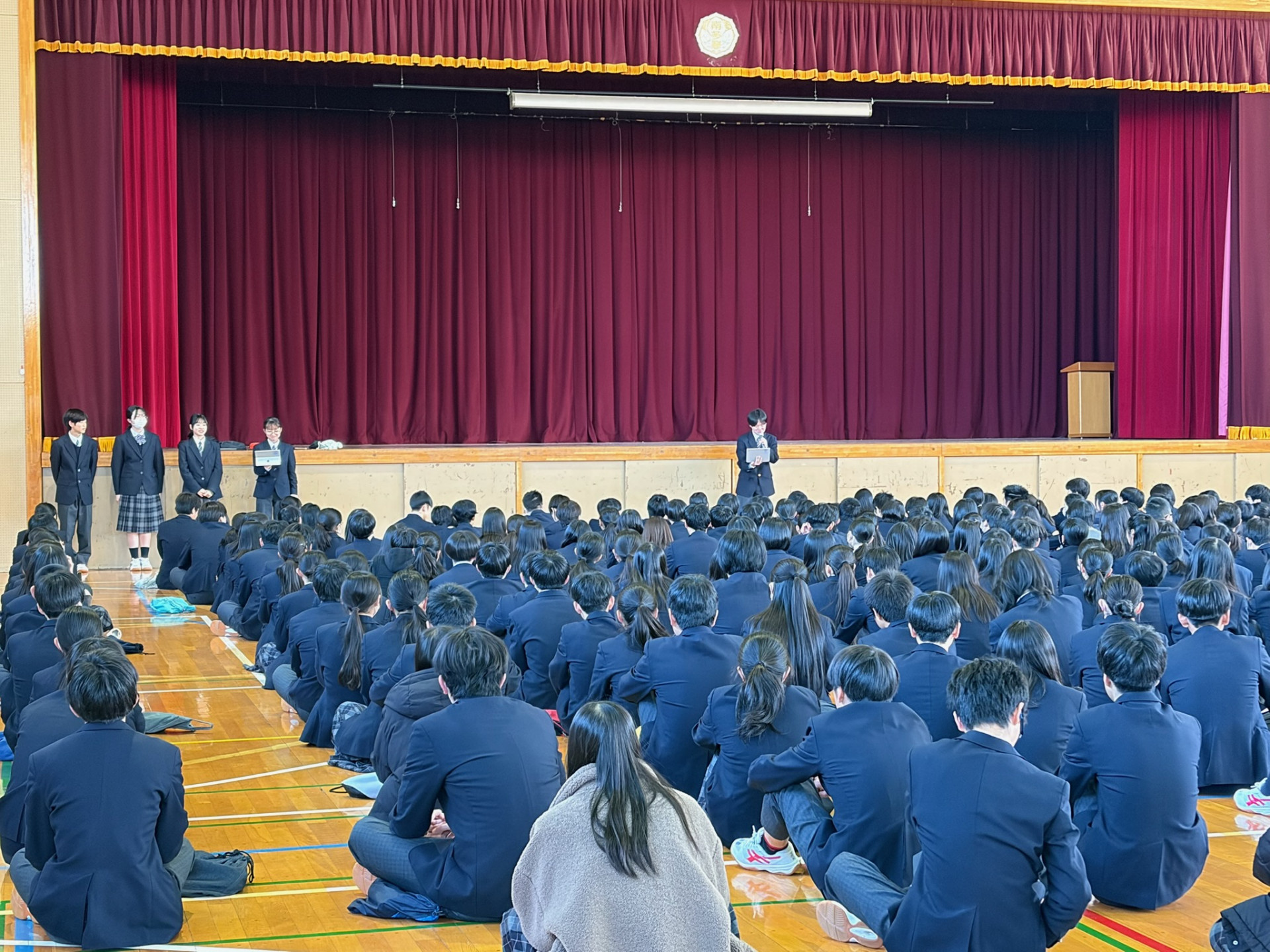 朝礼_生徒会