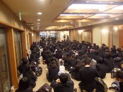 宿の方へお礼のご挨拶