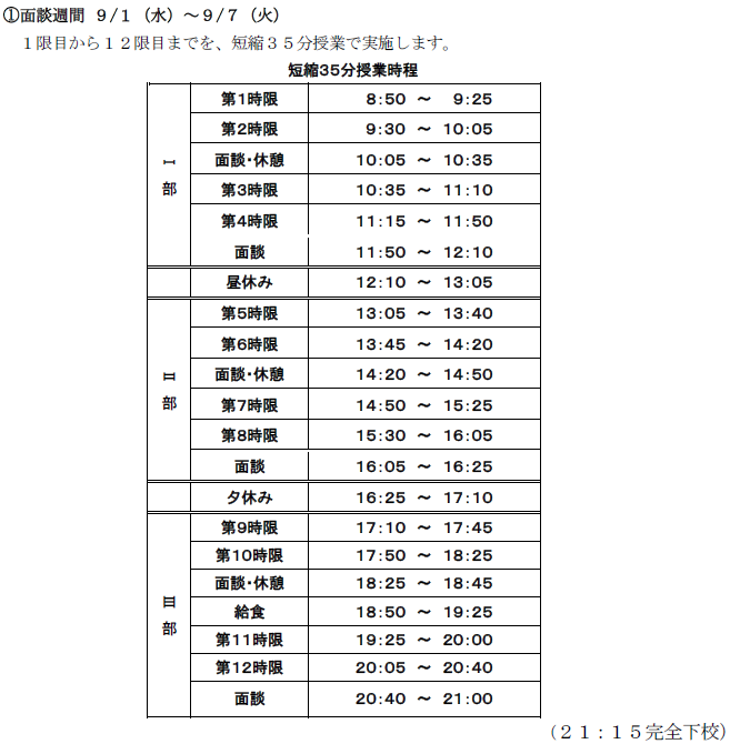 35分時程