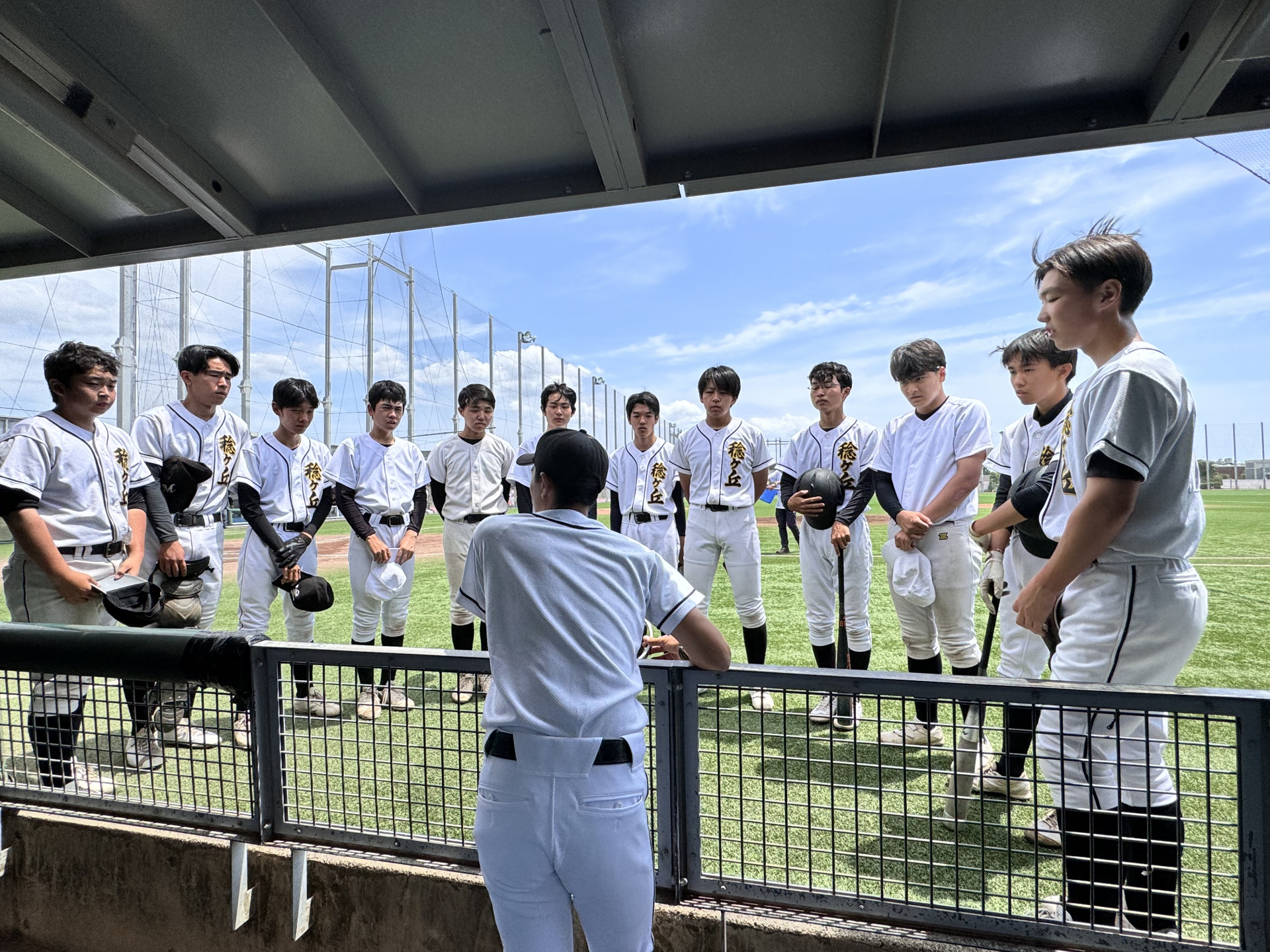 試合前ミーティング