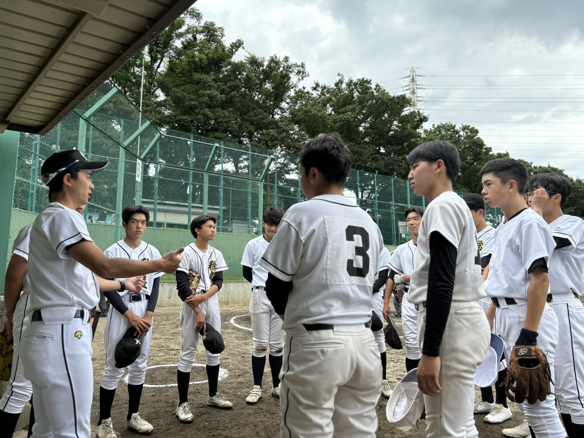試合前ミーティング