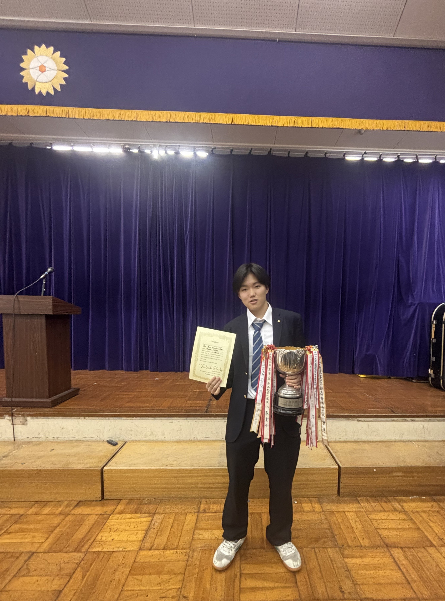 スピーチコンテスト受賞