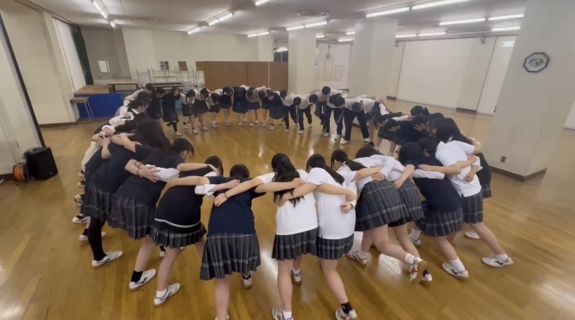前日円陣