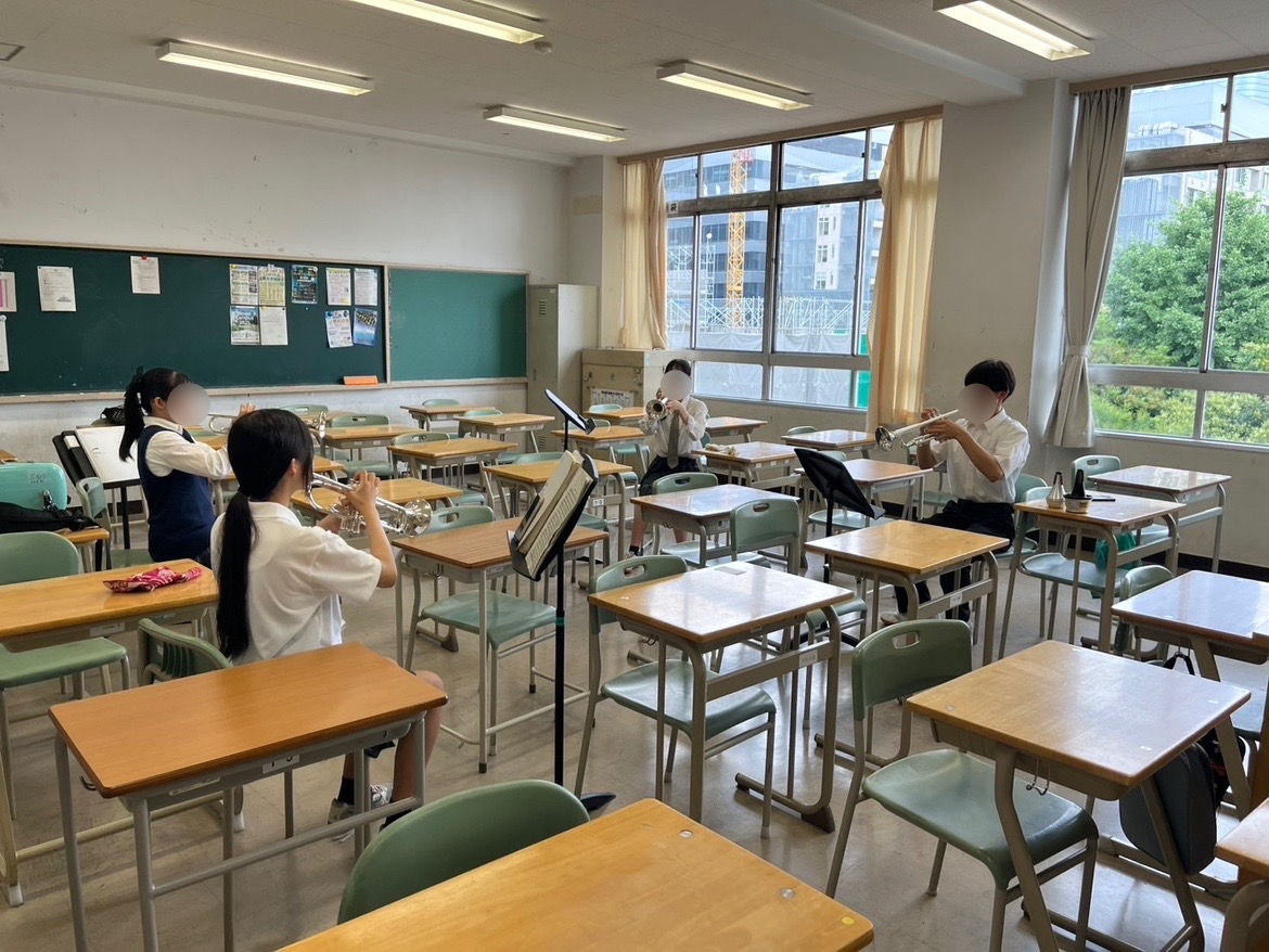 吹奏楽部HP部活ページ画像②