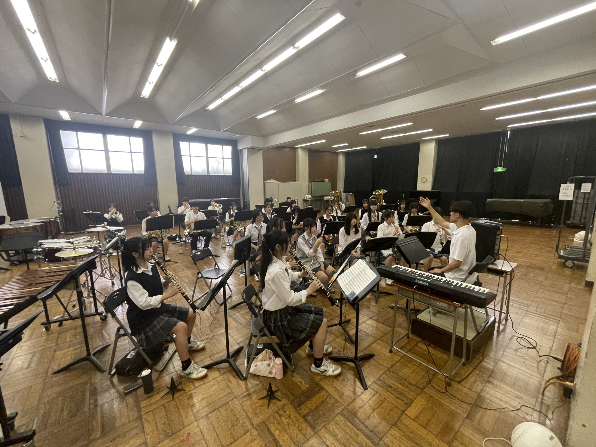 吹奏楽部HP部活ページ画像③
