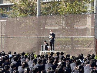 避難訓練副校長