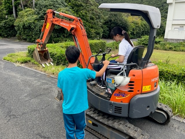 ユンボ指導