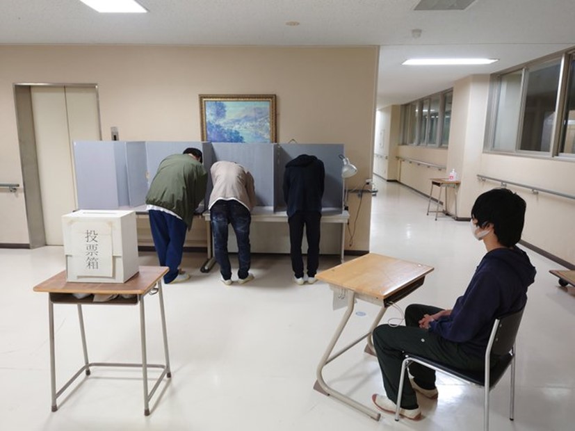 生徒会役員選挙の写真