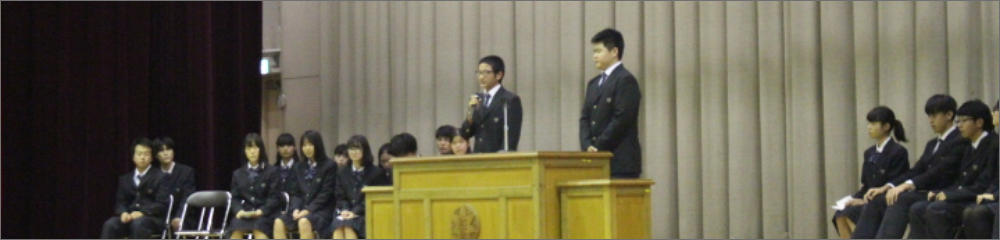 立会演説会の写真