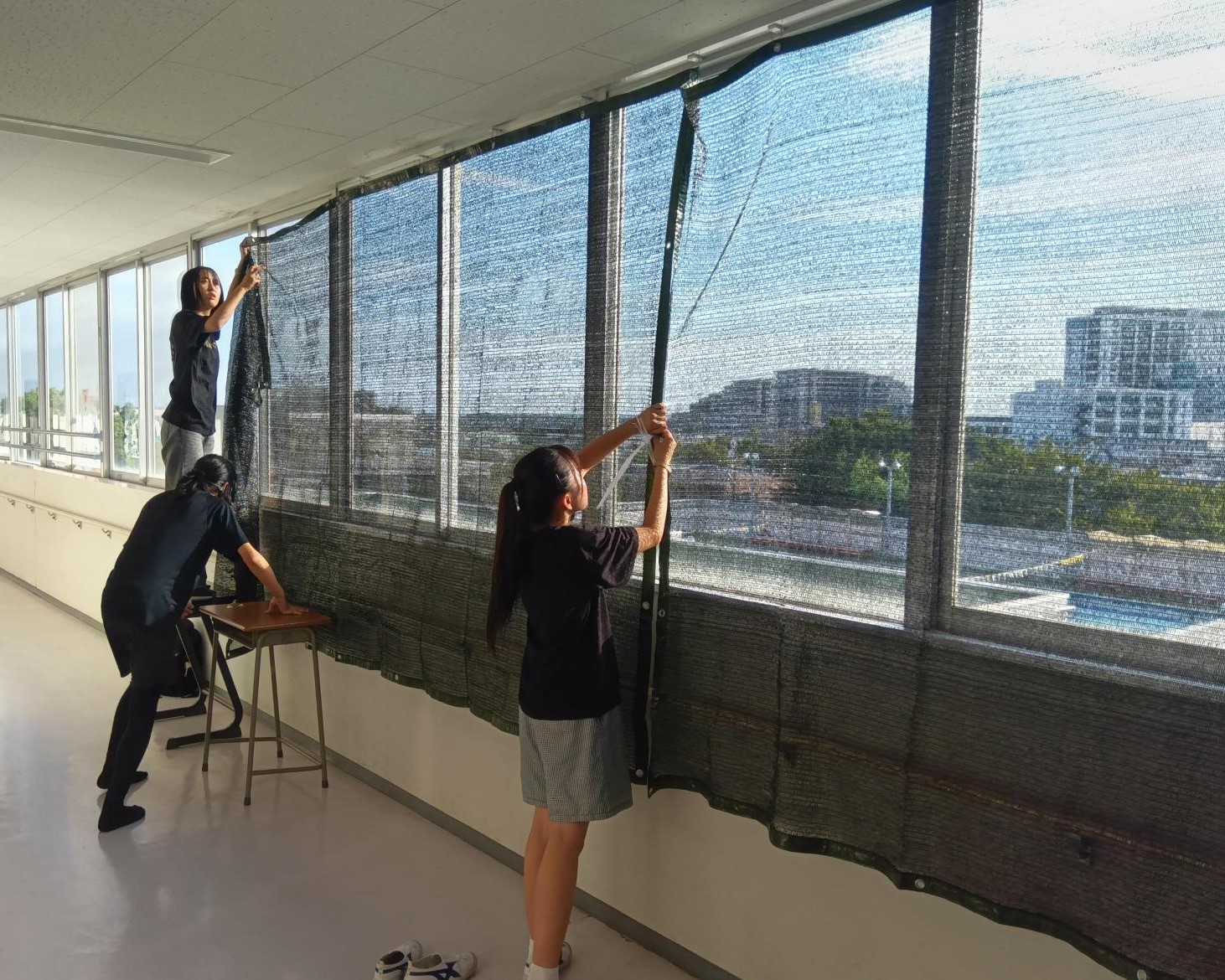 生徒会作業風景２