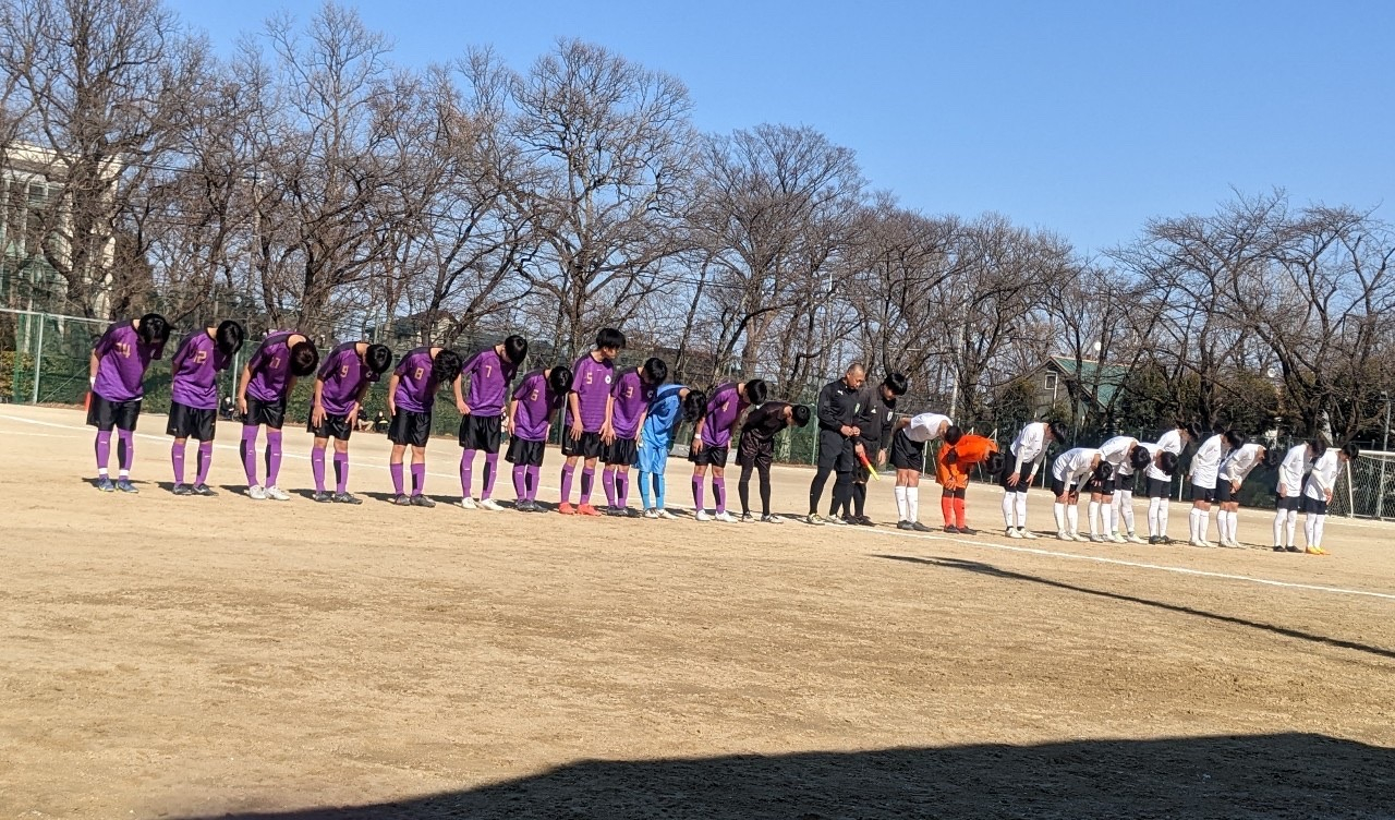 サッカー部新人戦