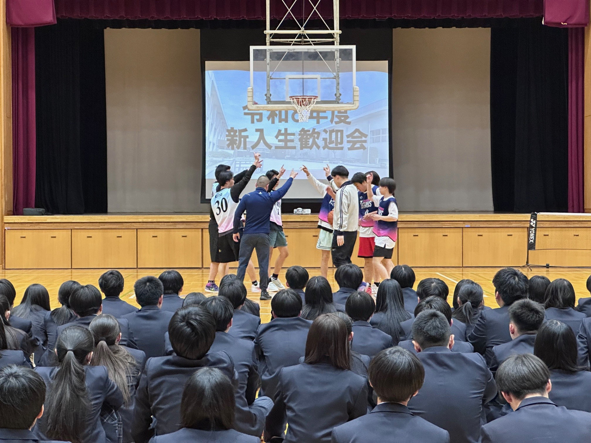 男子バスケ部１