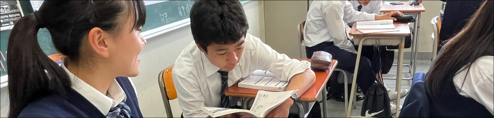 中間考査の写真